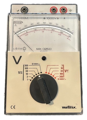 Mx025c voltmètre analogique - mx025c,