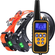 Collier Dressage 2 Chiens 800m, Rechargeable, IP68