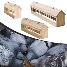 Mangeoire à pigeons en bois