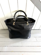 Sac cuir souple noir Max Mara