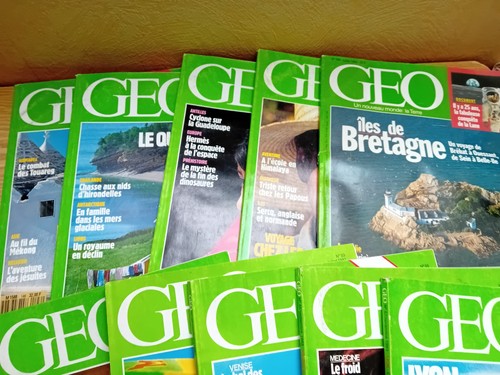 Lot magazines geo des - 10,