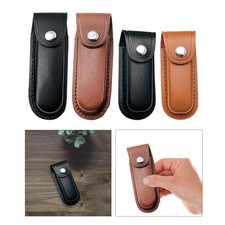 Couteaux pliables en cuir Holster de chasse Premium Holster Ceinture Sac