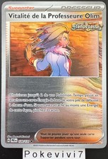 Carte Pokemon VITALITE DE LA PROFESSEURE OLIM 120/131 REVERSE EV8.5 PRE FR NEUF