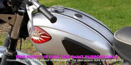 Bsa c15 silver steel fuel - c15,