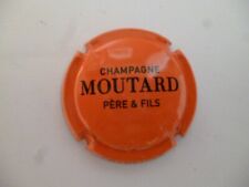 capsule MOUTARD Père et fils, orange et noir, sans cercle, Nouvelle, N°27b