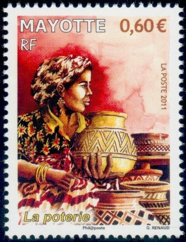 Timbre mayotte 260 - timbre, n°260