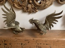 Superbe Paire De Coqs