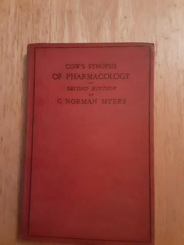 Cow synopsis pharmacology - synopsis, of