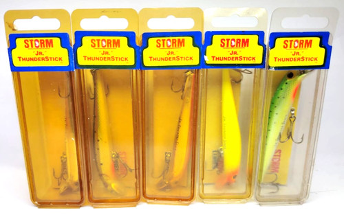 Lot de 5 leurres vintage Storm