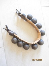 Ancien collier a grelots chevre mouton grelottiere art populaire