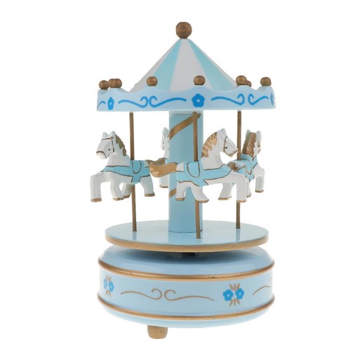 Carrousel bois à musique - en,