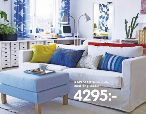 Ikea karlstad seat sofa - 3,