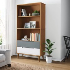 Bibliothèque Gris 85x35x170,5