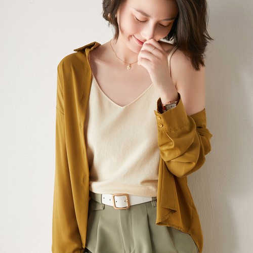 Femme tricoté gilet - femme, col