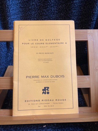 Pierre max dubois - max, solfège