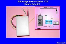 Allumage transistorisé haute fiabilité  12V 4A pour bobine ≥ 3 ohms et rupteur
