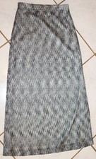 Jupe longue "Multiples" - Grise - Taille S