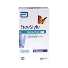 Paquet de 1 bandelettes de test Abbott FreeStyle Optium Neo H Blood Glucose |...