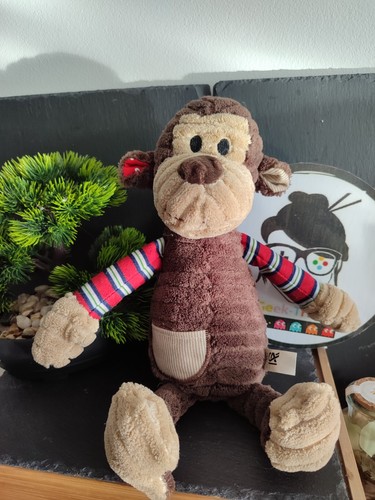 Peluche singe crédit agricole - peluche,