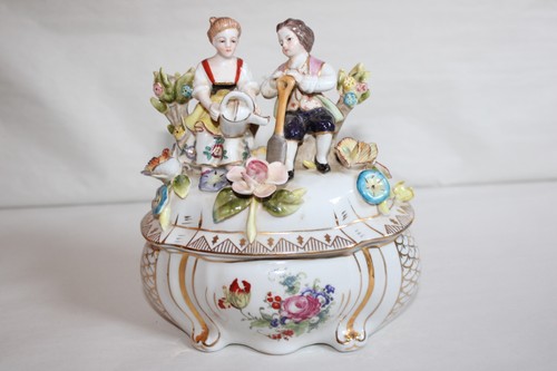 Bonbonnière porcelaine - bonbonnière,