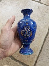 Vase metal non aimanté peint