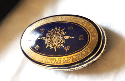 Boîte bonbonnière porcelaine