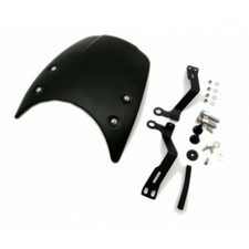 Saute Vent moto ALU NOIR