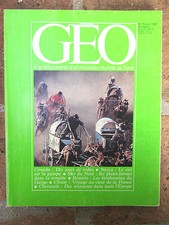 GEO n°16,juin 1980: Canada:rodéo,Nazca,Mer du Nord,Bénarès,Creuse,Chevreuils