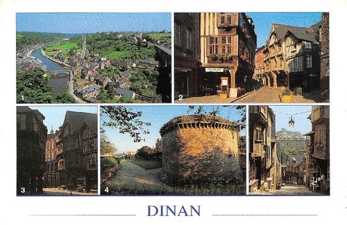 Dinan pont gothique et la - -,