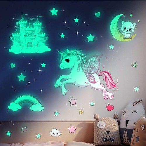 Sticker mural licorne - sticker,