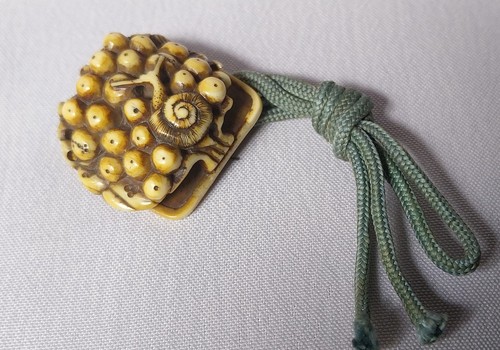 Netsuke escargot - (ancien),