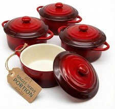 12Oz Ceramic Mini Cocotte Set