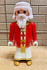PLAYMOBIL Personnage Moine Curé Evêque Pasteur Eglise Evangéliste CUSTOM VINTAGE