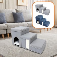 Escalier pour chien avec rangement pour jouets, marches chiens âgés, chiots,