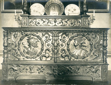 France, Château d'Azay le Rideau. Meuble Renaissance Vintage Print, French