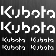 Kubota L autocollant sticker pelle 6 Pièces
