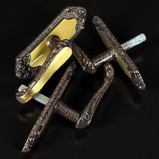 Lot de 3 poignées de porte en