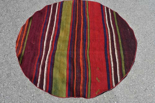 Tapis rond vintage - vintage,, turc