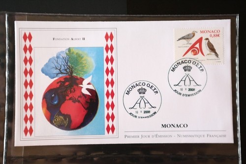 Enveloppe premier jour monaco - jour,