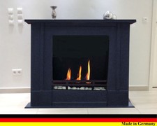 Ethanol Cheminee Fireplace Caminetti Firegel Cimenea Rafael Premium Granit Noir