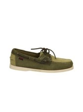 Mocassin en Cuir Sebago Modèle Rossisland Jib Shadow Hommes Couleur Verte