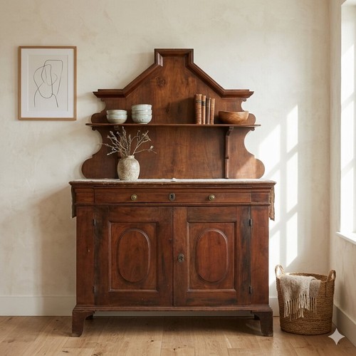 Buffet ancien noyer tiroirs - buffet,