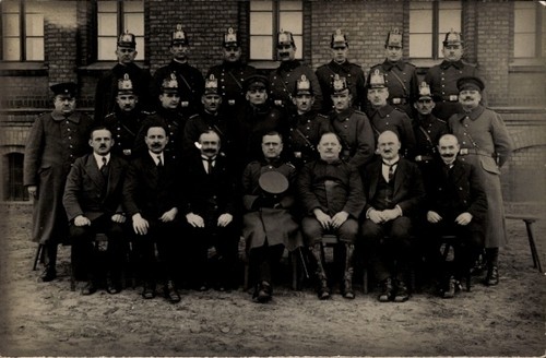 Photo postcard group shot - , of