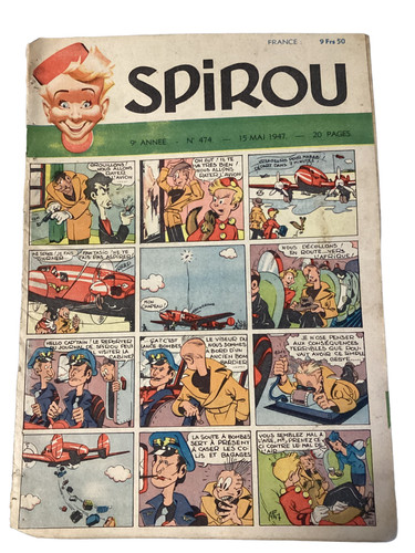 Ancienne revue spirou vintage - revue,