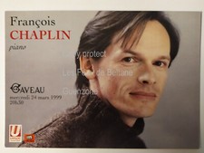 CONCERT FRANCOIS CHAPLIN PIANO GAVEAU  carte postale 