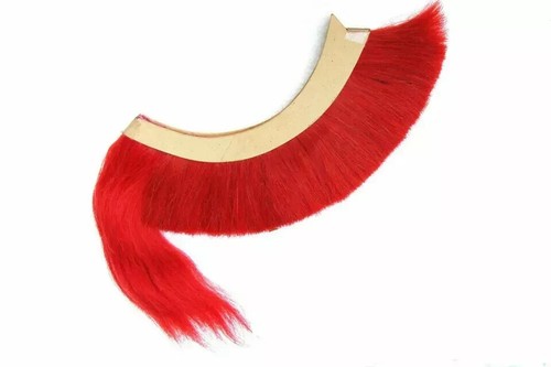 Brosse crête rouge plume - crÊte,
