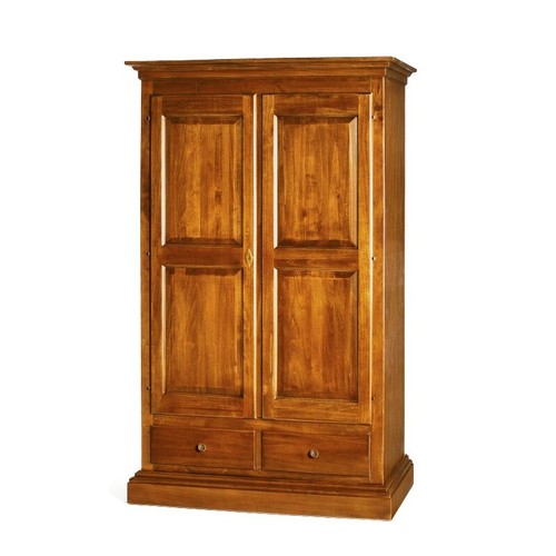 Armoire portes battantes noyer - armoire,