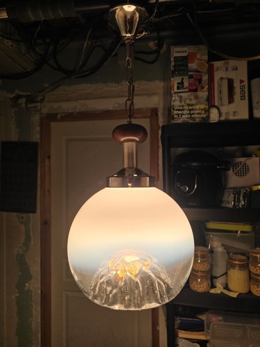 Lustre globe murano mazzega - globe,