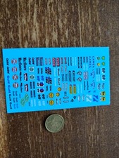 DECALCOMANIE www.decals43.com  PUB 1/43 CAMEL BP AGIP MICHELIN SHELL TOTAL ELF