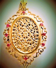 Pendentif ouvrant porte photo  or 750/1000 (18 carats) Vintage